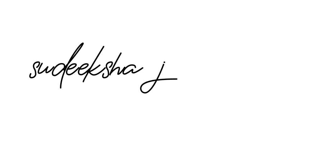 Signature of sudeeksha-j