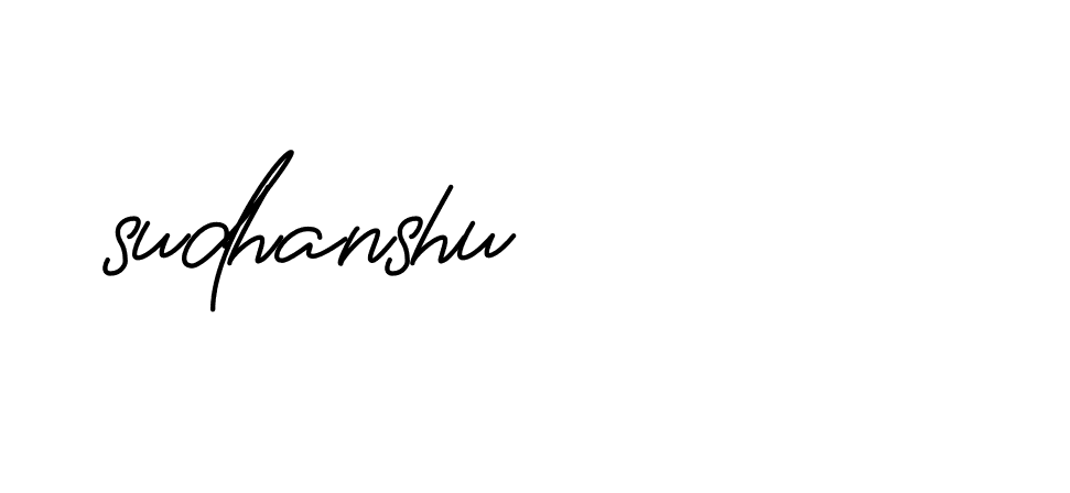 Signature of sudhanshu