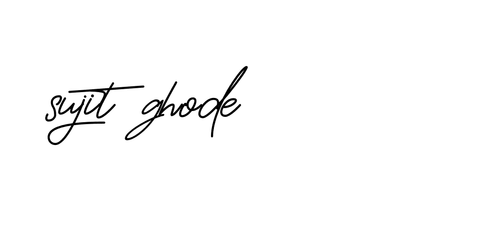 Signature of sujit-ghode