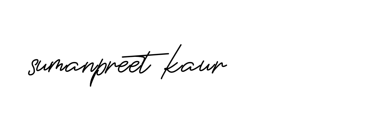 Signature of sumanpreet-kaur