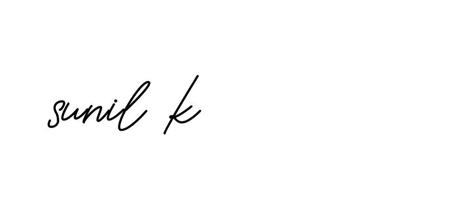 Signature of sunil-k