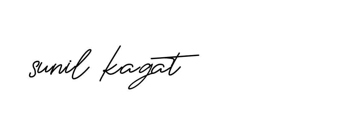 Signature of sunil-kagat