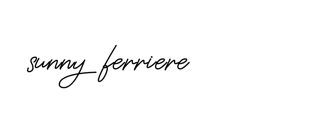 Signature of sunny-ferriere