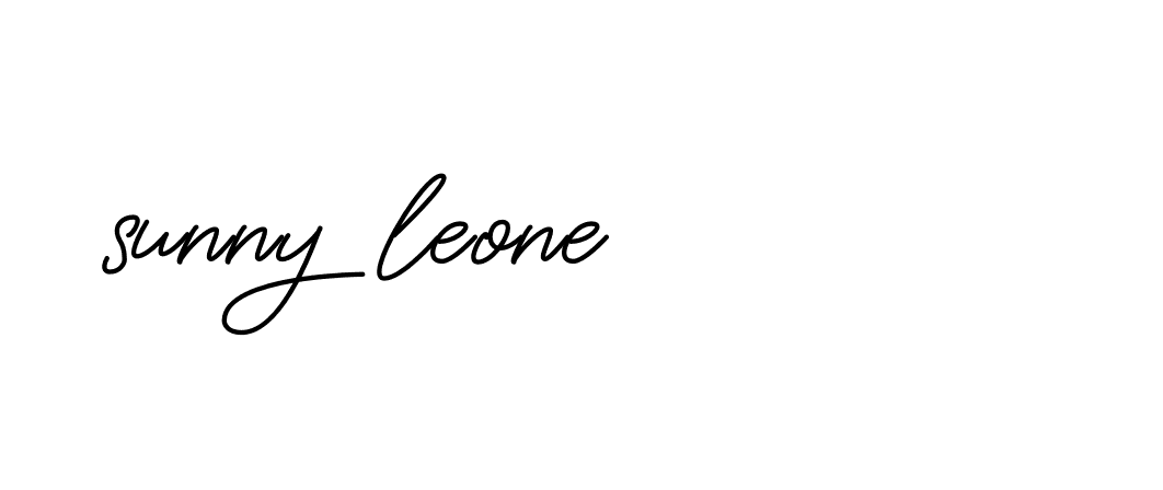 Signature of sunny-leone