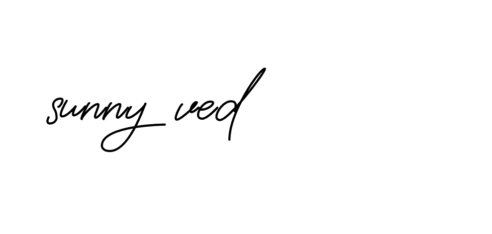 Signature of sunny-ved