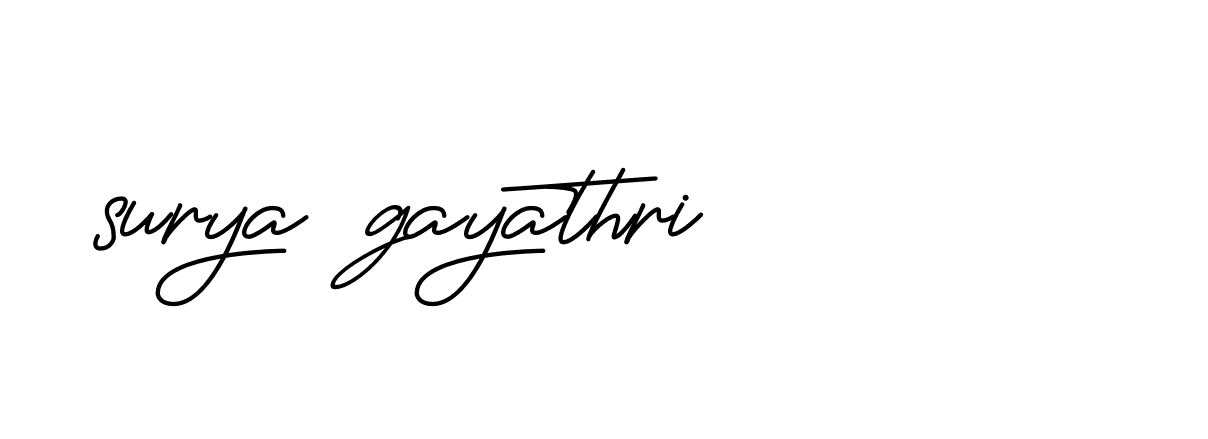 Signature of surya-gayathri