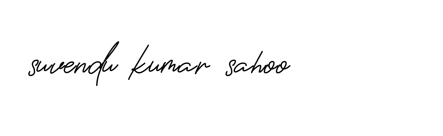 Signature of suvendu-kumar-sahoo