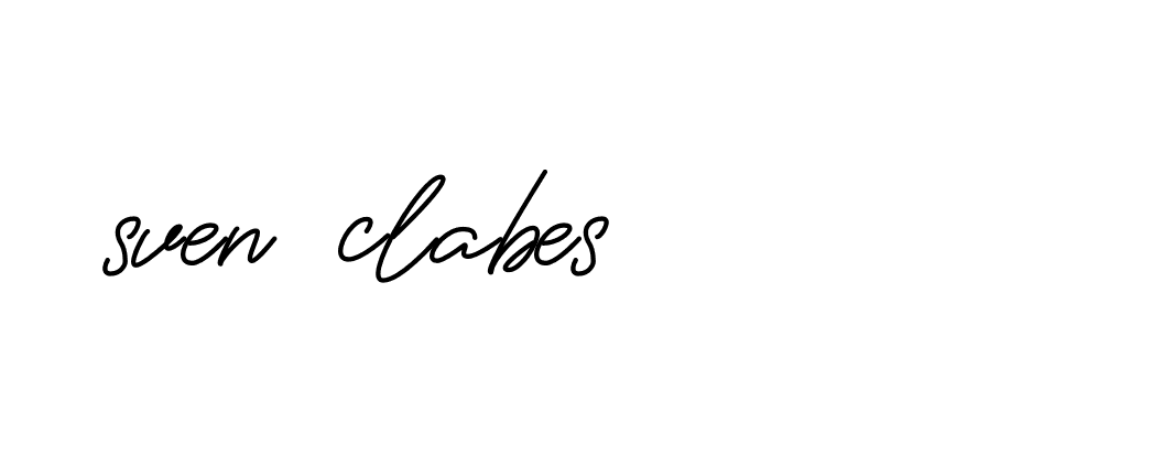 Signature of sven-clabes