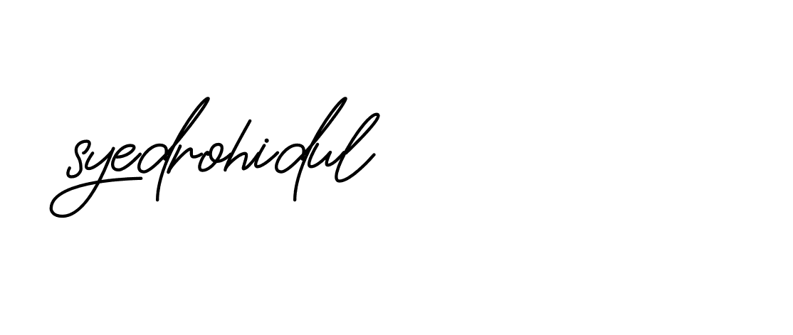 Signature of syedrohidul-