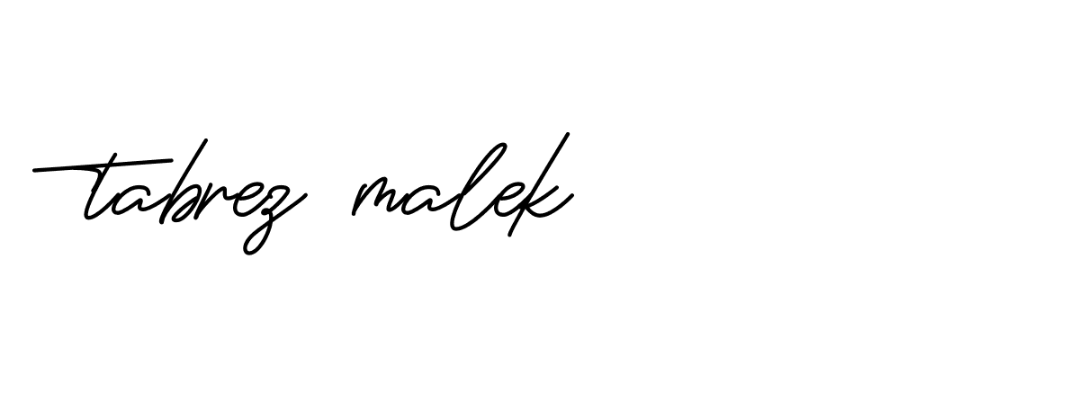 Signature of tabrez-malek