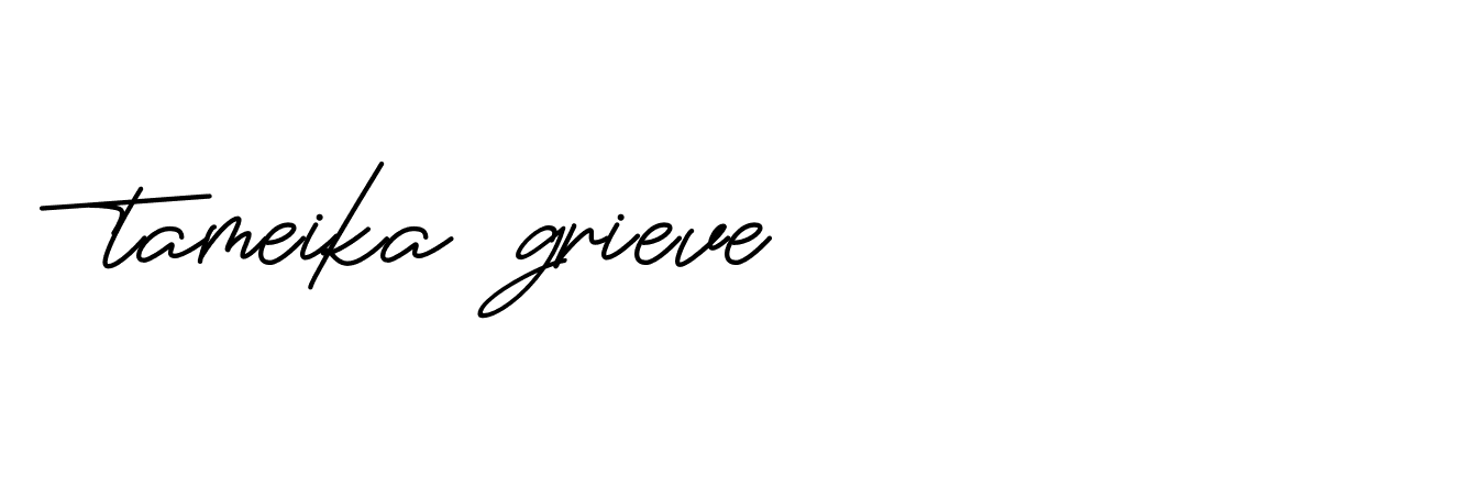 Signature of tameika-grieve-