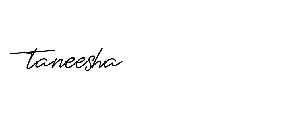 Signature of taneesha-