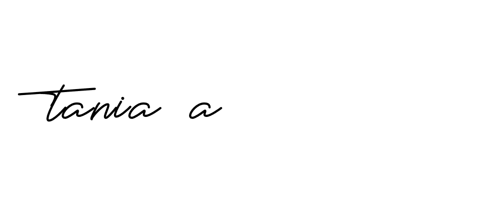 Signature of tania-a