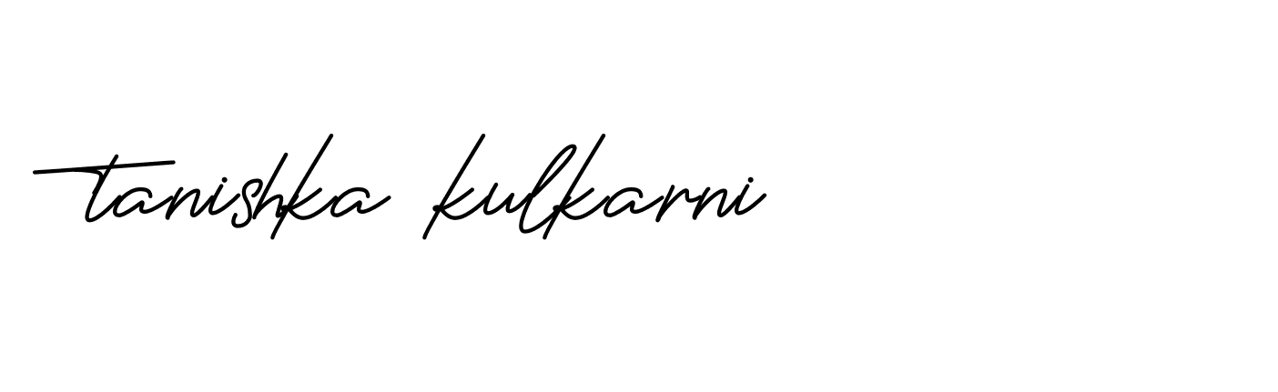 Signature of tanishka-kulkarni