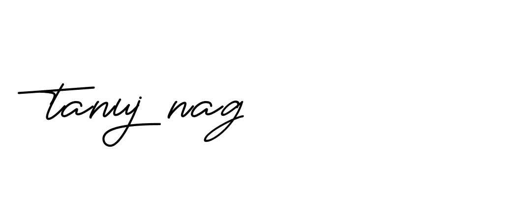 Signature of tanuj-nag