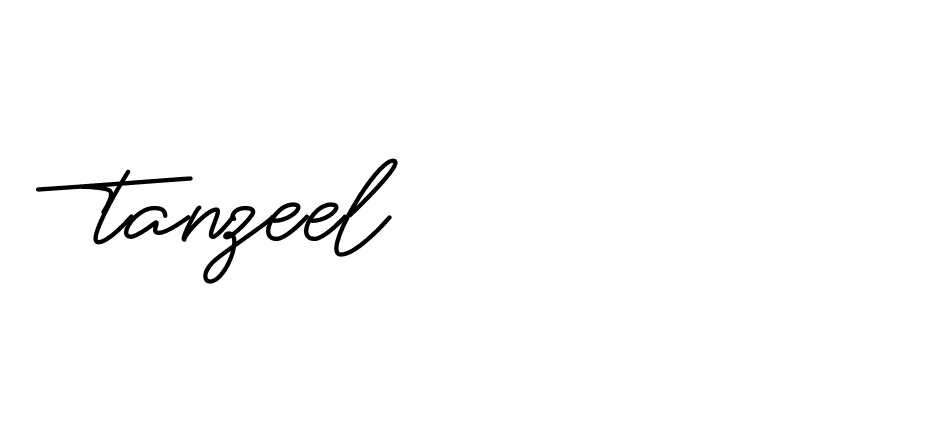 Signature of tanzeel