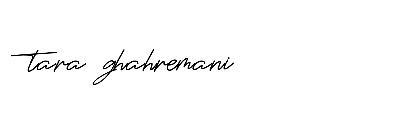 Signature of tara-ghahremani