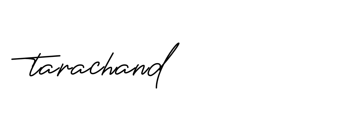 Signature of tarachand