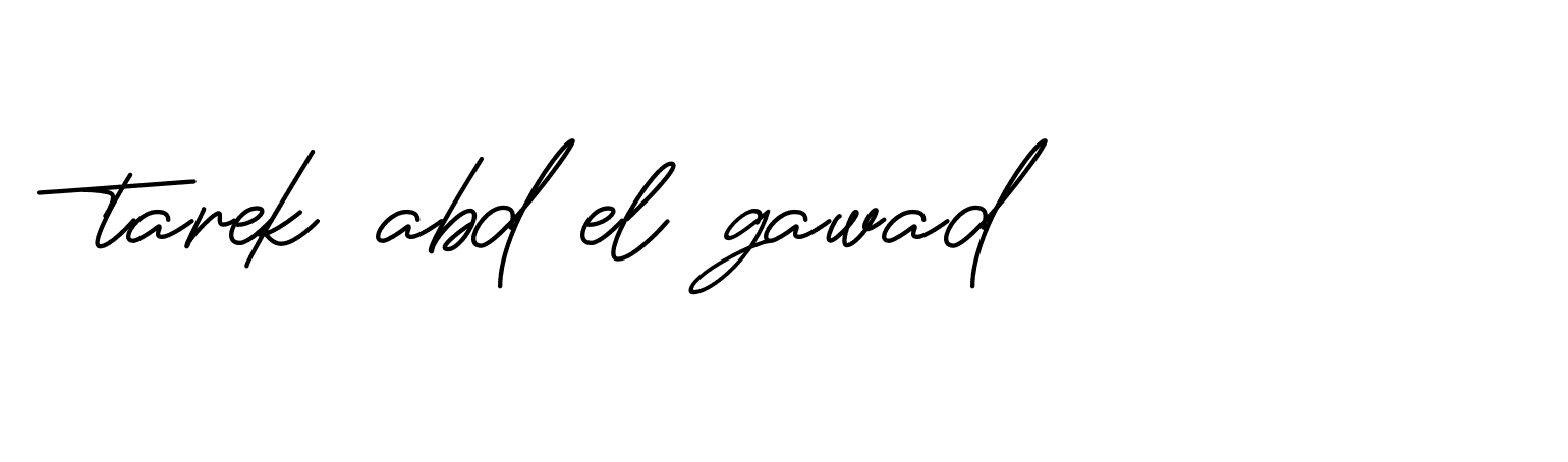 Signature of tarek-abd-el-gawad