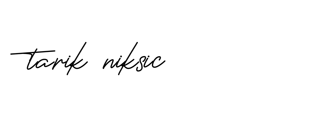 Signature of tarik-niksic