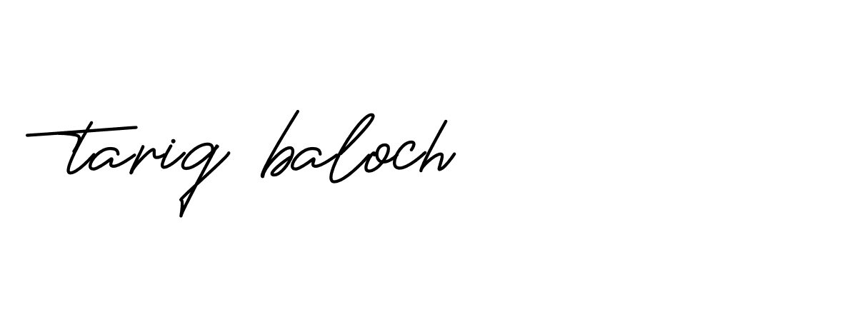 Signature of tariq-baloch