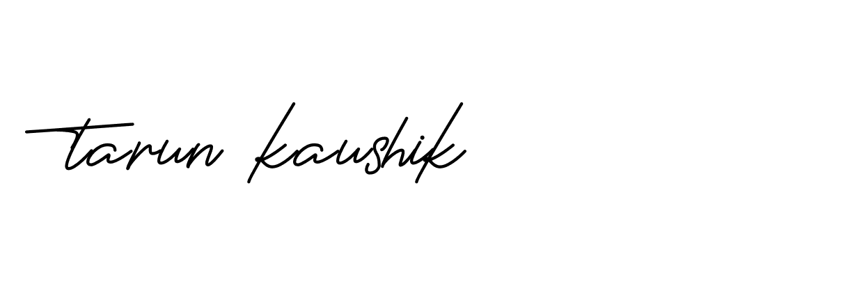 Signature of tarun-kaushik