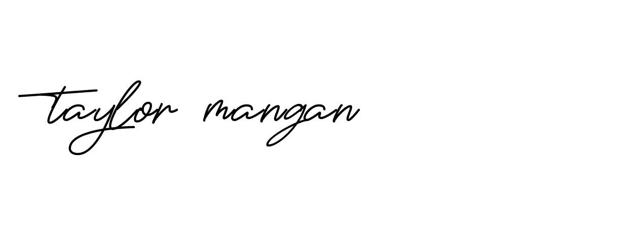 Signature of taylor-mangan