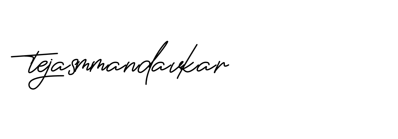 Signature of tejasmmandavkar