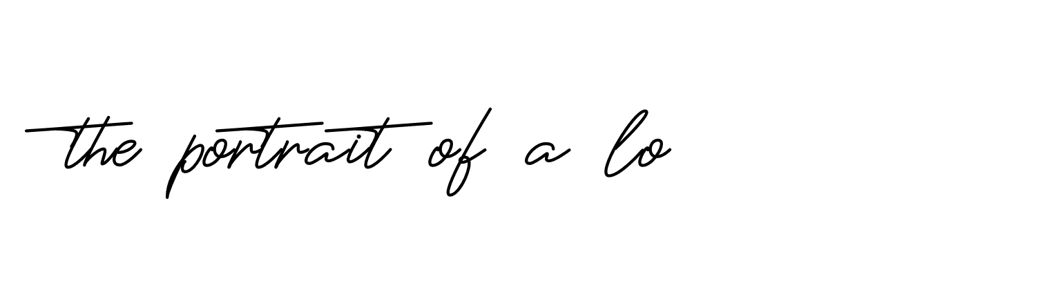 Signature of the-portrait-of-a-lo