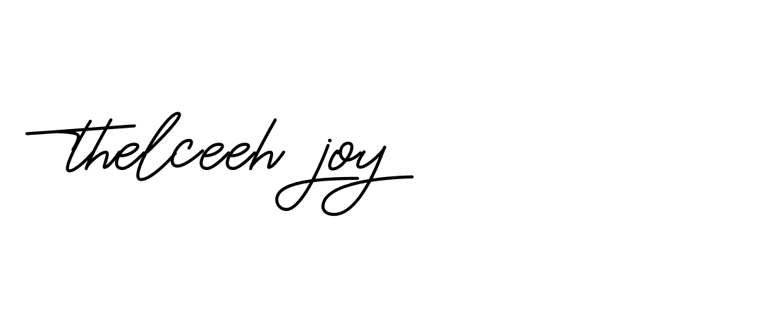 Signature of thelceeh-joy