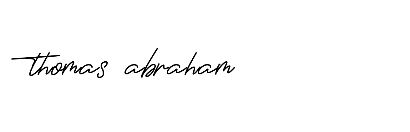 Signature of thomas-abraham