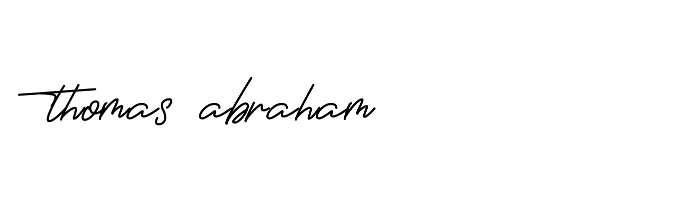 Signature of thomas-abraham-