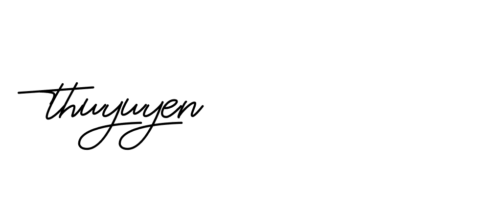 Signature of thuyuyen