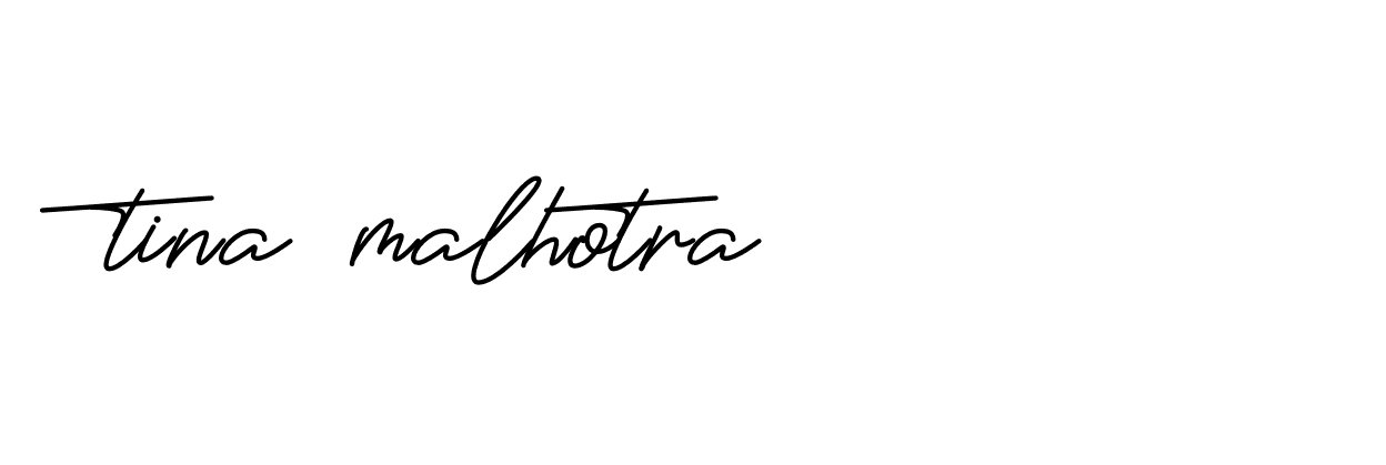 Signature of tina-malhotra