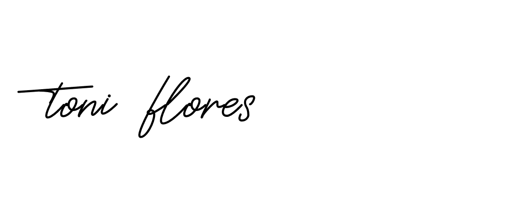 Signature of toni-flores