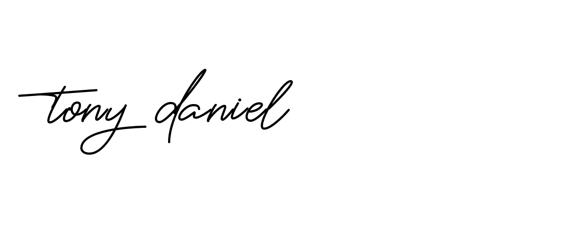 Signature of tony-daniel