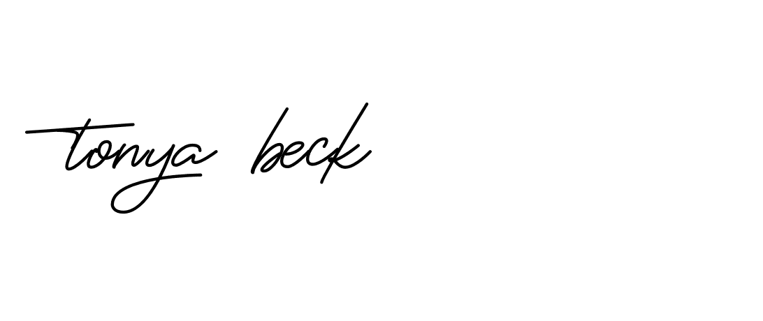 Signature of tonya-beck