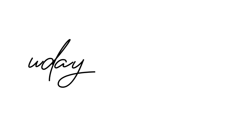 Signature of uday-