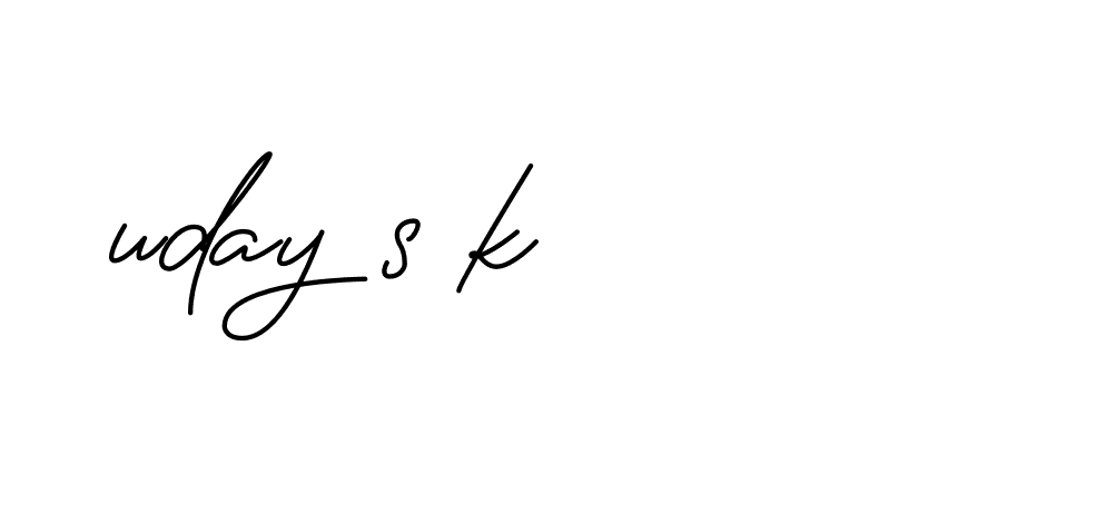 Signature of uday-s-k