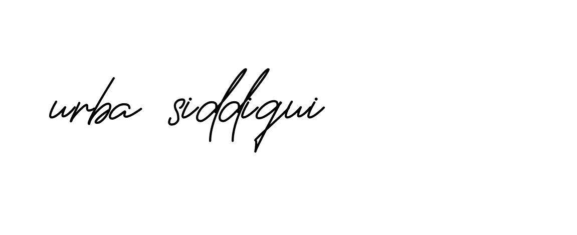 Signature of urba-siddiqui