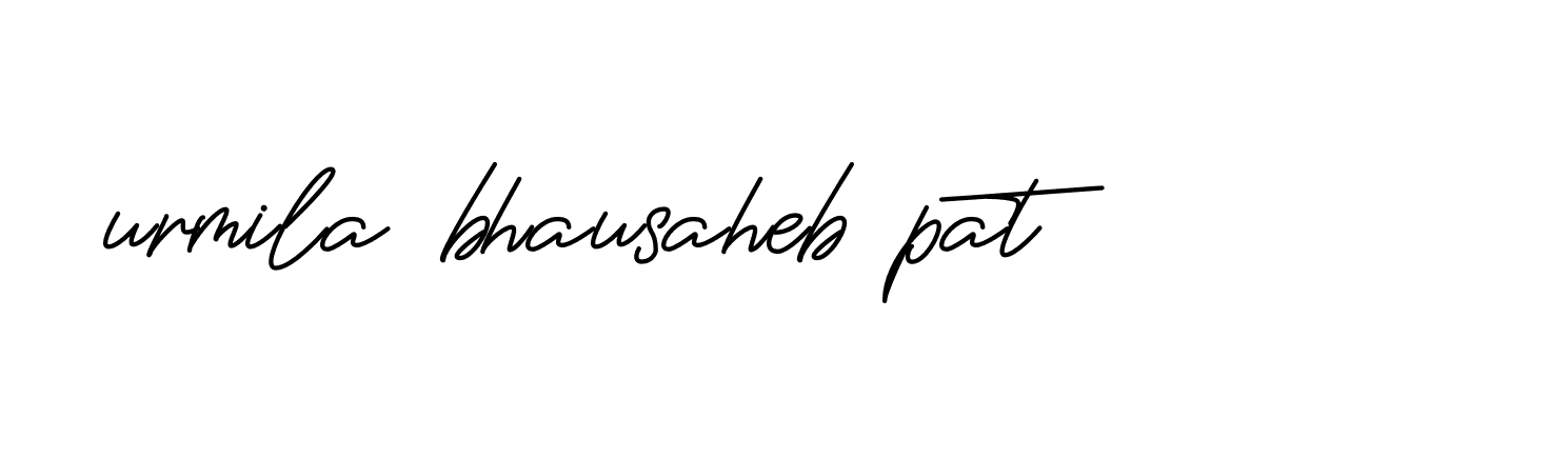 Signature of urmila-bhausaheb-pat