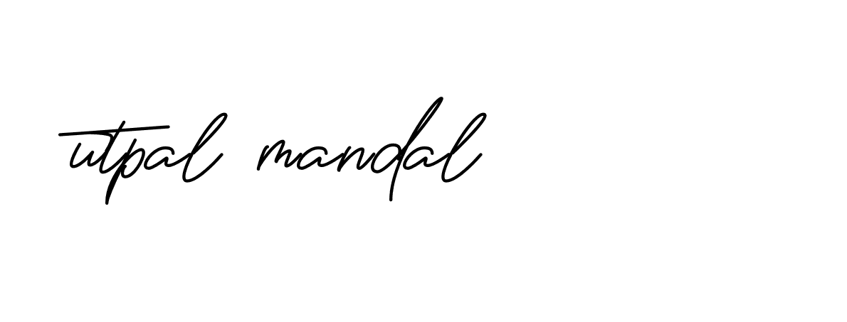 Signature of utpal-mandal