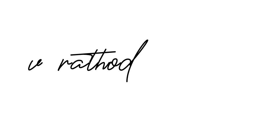 Signature of v-rathod