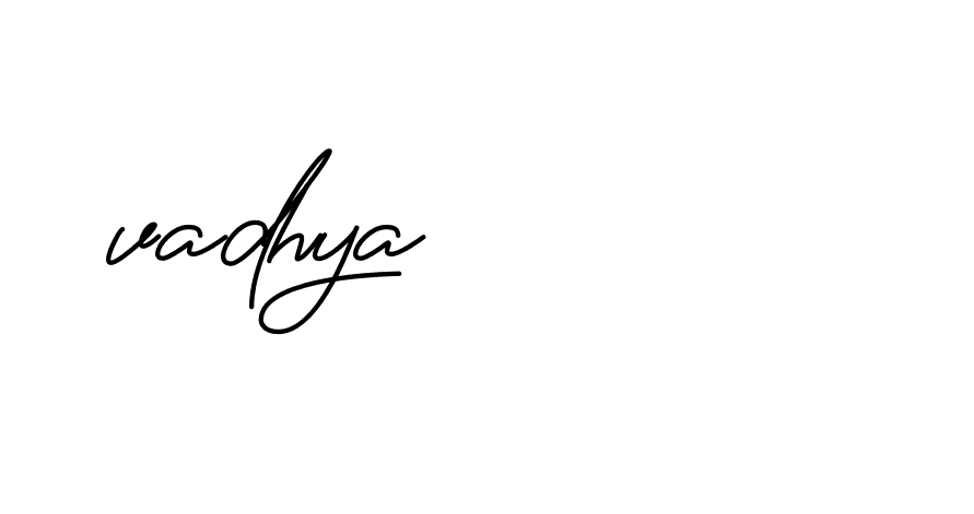 Signature of vadhya