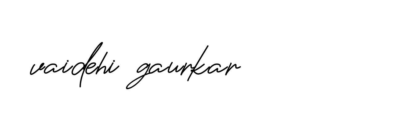 Signature of vaidehi-gaurkar