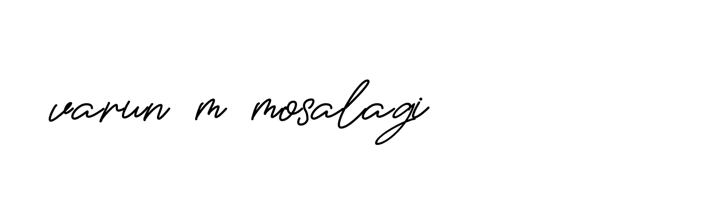 Signature of varun-m-mosalagi-