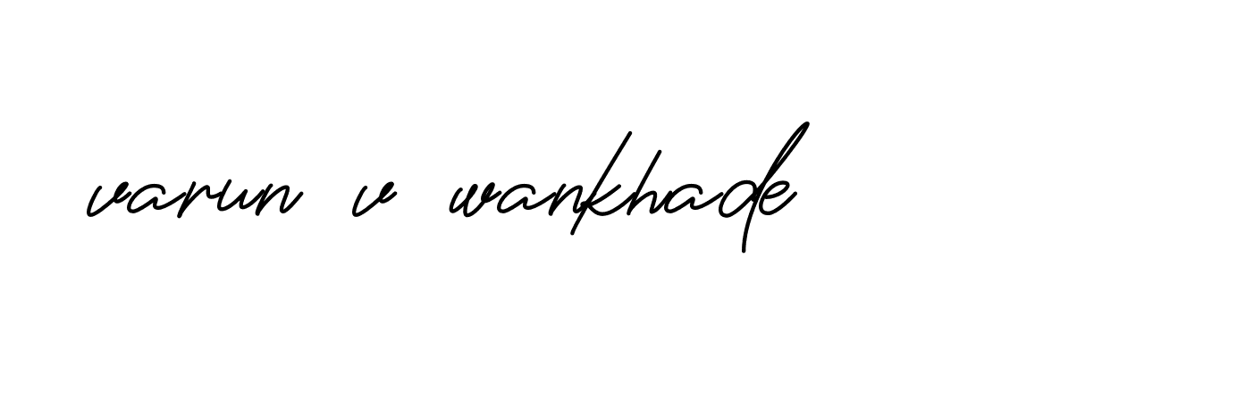 Signature of varun-v-wankhade