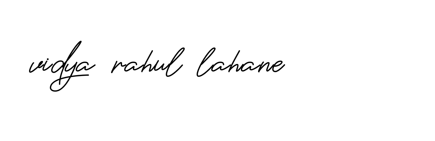 Signature of vidya-rahul-lahane