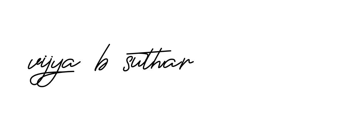 Signature of vijya-b-suthar