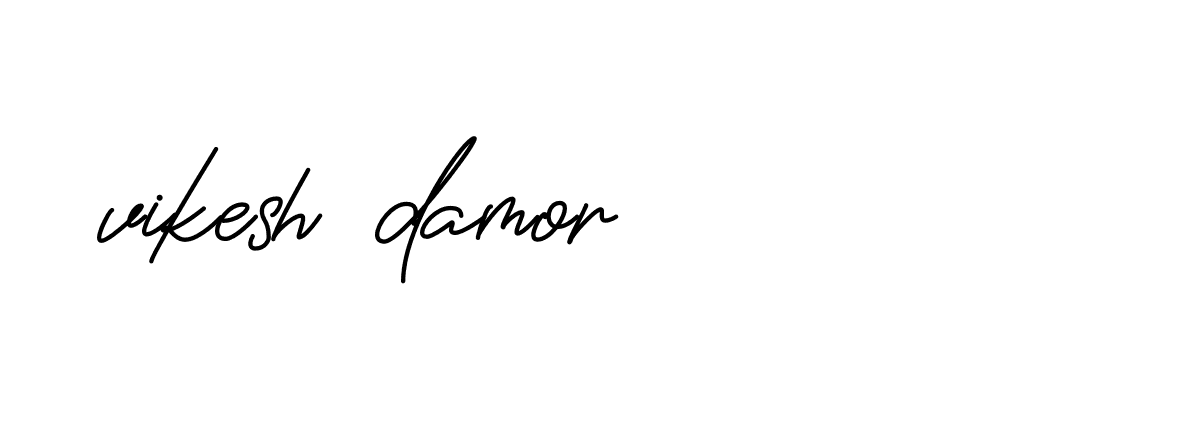 Signature of vikesh-damor-